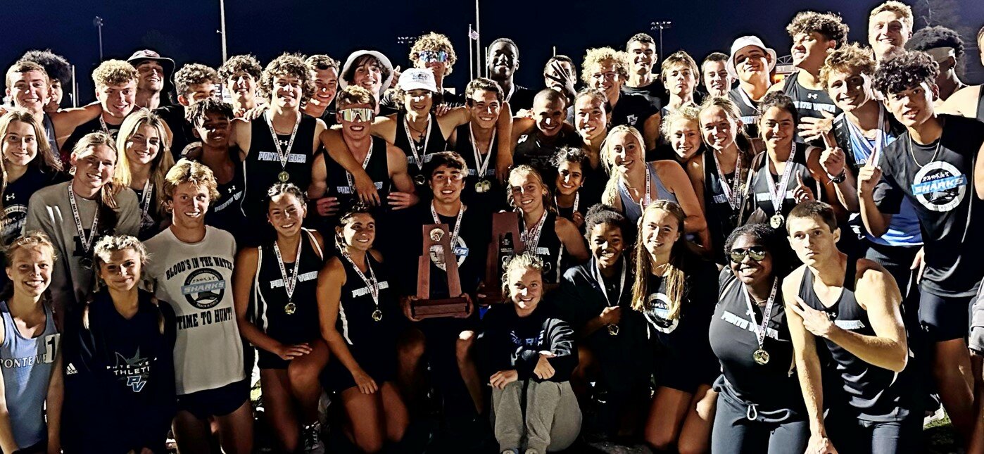 The Ponte Vedra High boys and girls track teams each won their third consecutive district titles. Forty-two athletes from the programs qualified for the regional meet at the University of North Florida on May 3-6.